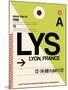 LYS Lyon Luggage Tag I-NaxArt-Mounted Art Print