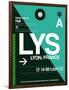 LYS Lyon Luggage Tag II-NaxArt-Framed Art Print