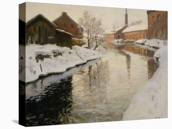 Lysaker River, 1901-Fritz Thaulow-Stretched Canvas