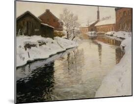 Lysaker River, 1901-Fritz Thaulow-Mounted Giclee Print