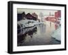 Lysaker River, 1901-Fritz Thaulow-Framed Giclee Print