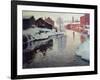 Lysaker River, 1901-Fritz Thaulow-Framed Giclee Print