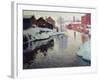 Lysaker River, 1901-Fritz Thaulow-Framed Giclee Print