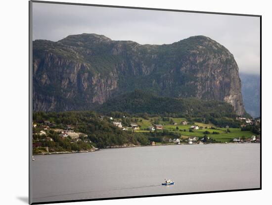 Lysebotn, Lysefjorden, Rogaland, Norway, Scandinavia, Europe-Marco Cristofori-Mounted Photographic Print