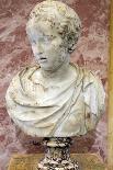 Portrait Bust of Alexander the Great (356-323 BC) Known as the Azara Herm, Greek Replica-Lysippos-Mounted Giclee Print