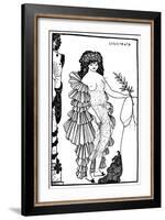 Lysistrata-Aubrey Beardsley-Framed Art Print