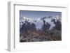 Lyskamm, Castor, Pollux, Breithorn, Gornergrat, Valais, Switzerland-Rainer Mirau-Framed Photographic Print