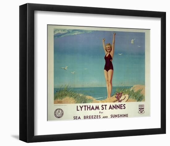 Lytham St. Annes-null-Framed Art Print