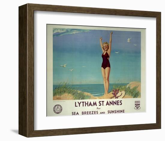 Lytham St. Annes-null-Framed Art Print