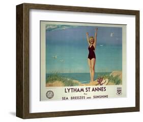 Lytham St. Annes-null-Framed Art Print