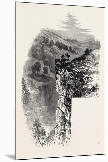 Lytton Dale, the Dales of Derbyshire, Country, UK, 19th Century-null-Mounted Premium Giclee Print