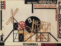 Stage Design for the Theatre Play the Magnificent Cuckold (Le Cocu Magnifiqu)-Lyubov Sergeyevna Popova-Giclee Print