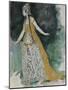 Lyudmila. Costume Design for the Opera Ruslan and Lyudmila-Valentin Alexandrovich Serov-Mounted Giclee Print