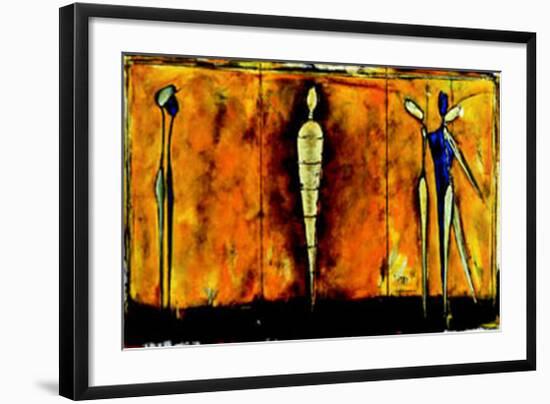 M-1 (Yellow)-Heinz Felbermair-Framed Art Print