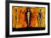 M-1 (Yellow)-Heinz Felbermair-Framed Art Print