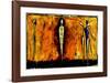 M-1 (Yellow)-Heinz Felbermair-Framed Art Print