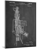 M-16 Rifle Patent-null-Mounted Art Print