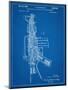 M-16 Rifle Patent-null-Mounted Art Print