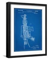 M-16 Rifle Patent-null-Framed Art Print