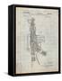 M-16 Rifle Patent-Cole Borders-Framed Stretched Canvas