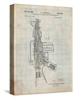 M-16 Rifle Patent-Cole Borders-Stretched Canvas