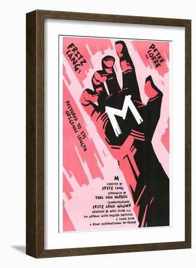 M, 1931-null-Framed Art Print