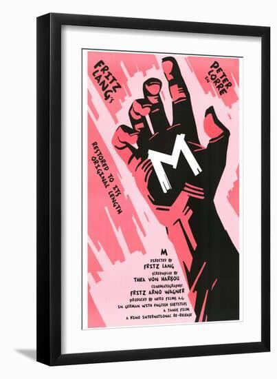 M, 1931-null-Framed Art Print