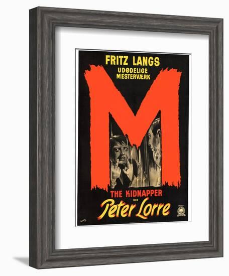 M, 1931-null-Framed Art Print