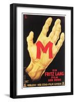 M, 1931-null-Framed Premium Giclee Print