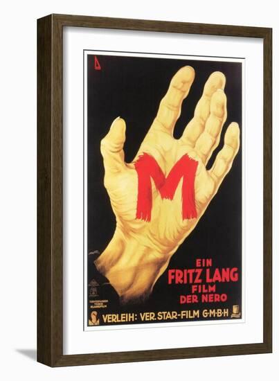 M, 1931-null-Framed Giclee Print