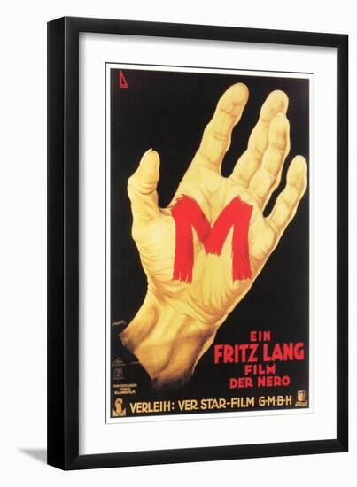 M, 1931-null-Framed Giclee Print