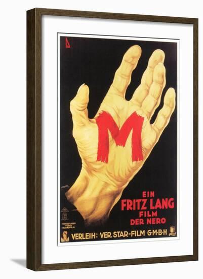 M, 1931-null-Framed Giclee Print