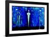 M-2 (Blue)-Heinz Felbermair-Framed Art Print