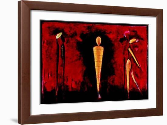 M-4 (Red)-Heinz Felbermair-Framed Art Print