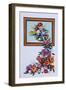 M-430-Hr-Flowers-D. Rusty Rust-Framed Giclee Print