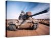 M-60 Battle Tank in Motion-Stocktrek Images-Stretched Canvas