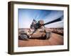 M-60 Battle Tank in Motion-Stocktrek Images-Framed Photographic Print