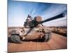 M-60 Battle Tank in Motion-Stocktrek Images-Mounted Photographic Print