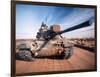 M-60 Battle Tank in Motion-Stocktrek Images-Framed Photographic Print