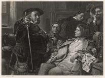 Henry IV, Falstaff and Prince Hal-M. Adamo-Mounted Art Print