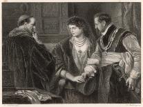 Henry IV, Falstaff and Prince Hal-M. Adamo-Art Print