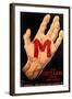 M, (AKA M - Eine Stadt Sucht Einen Morder), Poster, 1931-null-Framed Art Print