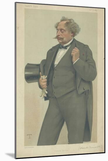 M Alexandre Dumas Fils-Theobald Chartran-Mounted Giclee Print