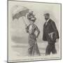 M and Madame Labori on their Way to the Dreyfus Court-Martial-null-Mounted Giclee Print