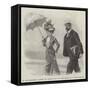 M and Madame Labori on their Way to the Dreyfus Court-Martial-null-Framed Stretched Canvas