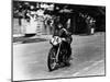 M Barrington on a Moto Guzzi Bike, Isle of Man Tt, 1949-null-Mounted Photographic Print