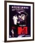 M, Belgian Movie Poster, 1931-null-Framed Art Print