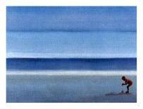 On a Solitary Beach IV-M^ Bineton-Art Print