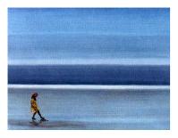 On a Solitary Beach IV-M^ Bineton-Art Print