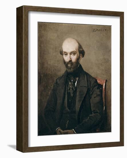 M. Bison, 1852-Jean-Baptiste-Camille Corot-Framed Giclee Print